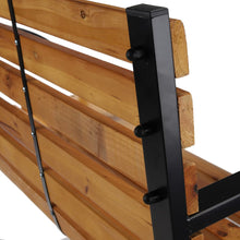 Lade das Bild in den Galerie-Viewer, HI Parkbank Braun 122x60x81 cm
