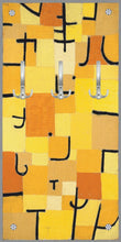 Lade das Bild in den Galerie-Viewer, Wandgaderobe Aluverbund Garderobe 100x50cm Kunst Paul Klee 472ga
