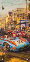 Lade das Bild in den Galerie-Viewer, Wandgaderobe Aluverbund Garderobe 100x50cm Autorennen Italien GP 120ga
