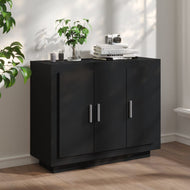Sideboard Schwarz 92x35x75 cm Holzwerkstoff