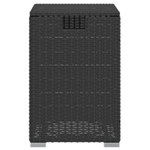 Lade das Bild in den Galerie-Viewer, Propan-Tank-Verstecktisch Schwarz 40x40x60 cm Poly Rattan
