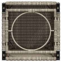 Lade das Bild in den Galerie-Viewer, Propan-Tank-Verstecktisch Hellgrau 40x40x60 cm Poly Rattan
