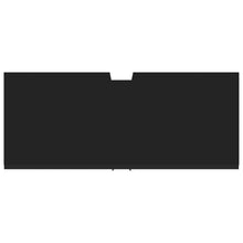 Lade das Bild in den Galerie-Viewer, Waschbeckenunterschrank Schwarz 80x33x60 cm Holzwerkstoff
