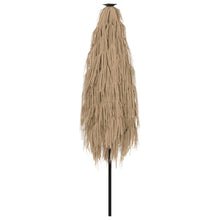 Lade das Bild in den Galerie-Viewer, Sonnenschirm mit LED und Stahlmast Braun 248x248x248 cm
