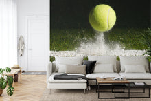 Lade das Bild in den Galerie-Viewer, Fototapete Tennisball Auf Der Linie
