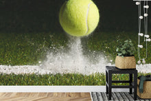 Lade das Bild in den Galerie-Viewer, Fototapete Tennisball Auf Der Linie
