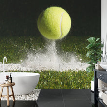 Lade das Bild in den Galerie-Viewer, Fototapete Tennisball Auf Der Linie
