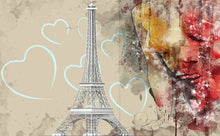 Lade das Bild in den Galerie-Viewer, Wandbild selbstklebend Abstrakte Kunst Paris Wandbilder Poster XXL  ws38
