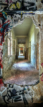 Lade das Bild in den Galerie-Viewer, Türposter Lost Places Türtapete Graffiti selbstklebend  200x90cm 9028-a
