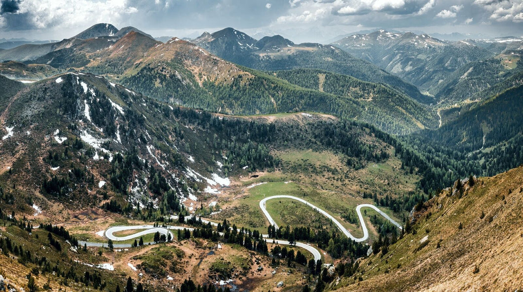 Wandbild Nockalmstraße Fototapete Poster Kärnten Alpen Berge  WA516LI