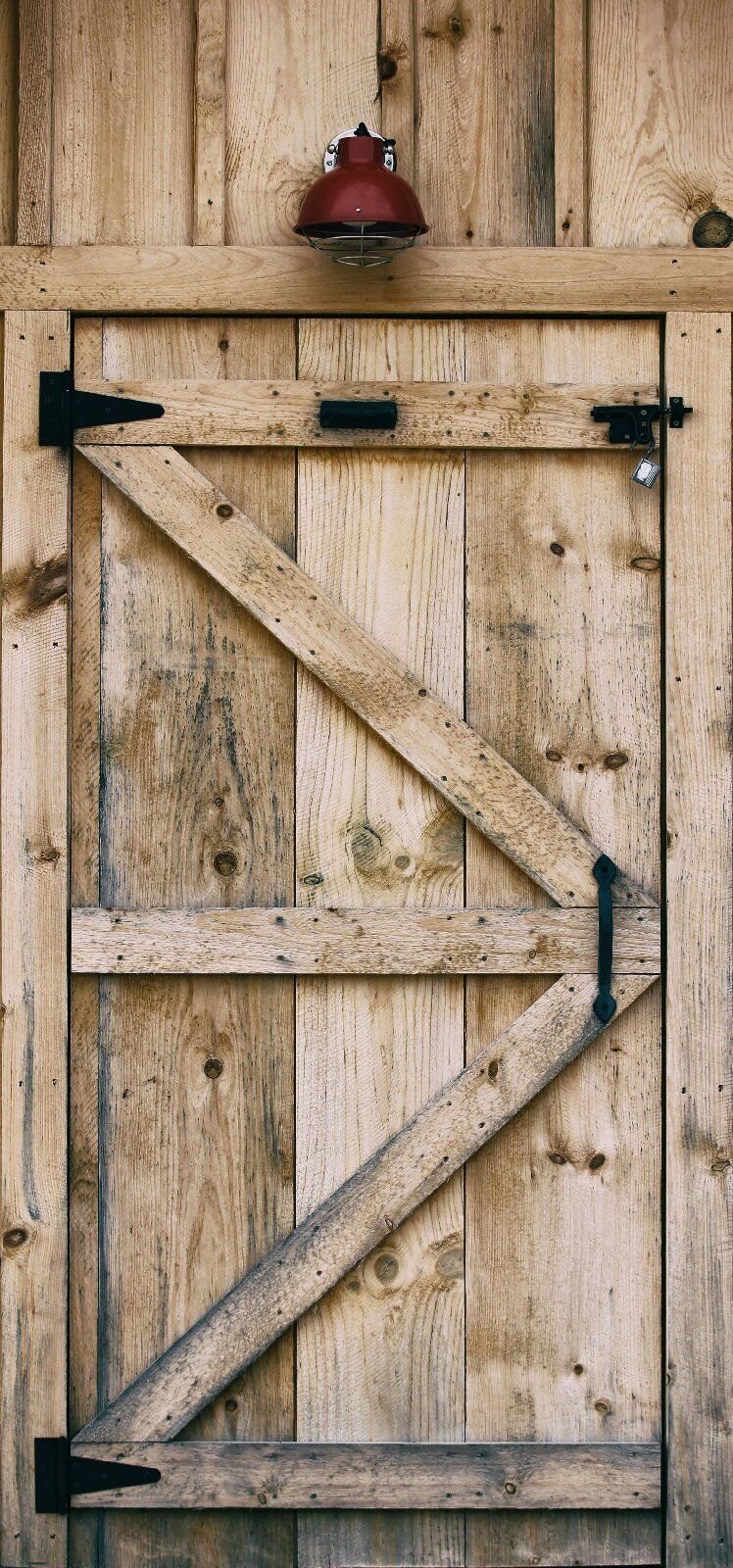Türposter Türaufkleber selbstklebend Türtapete Tor Holz Bretter Door 1500-2