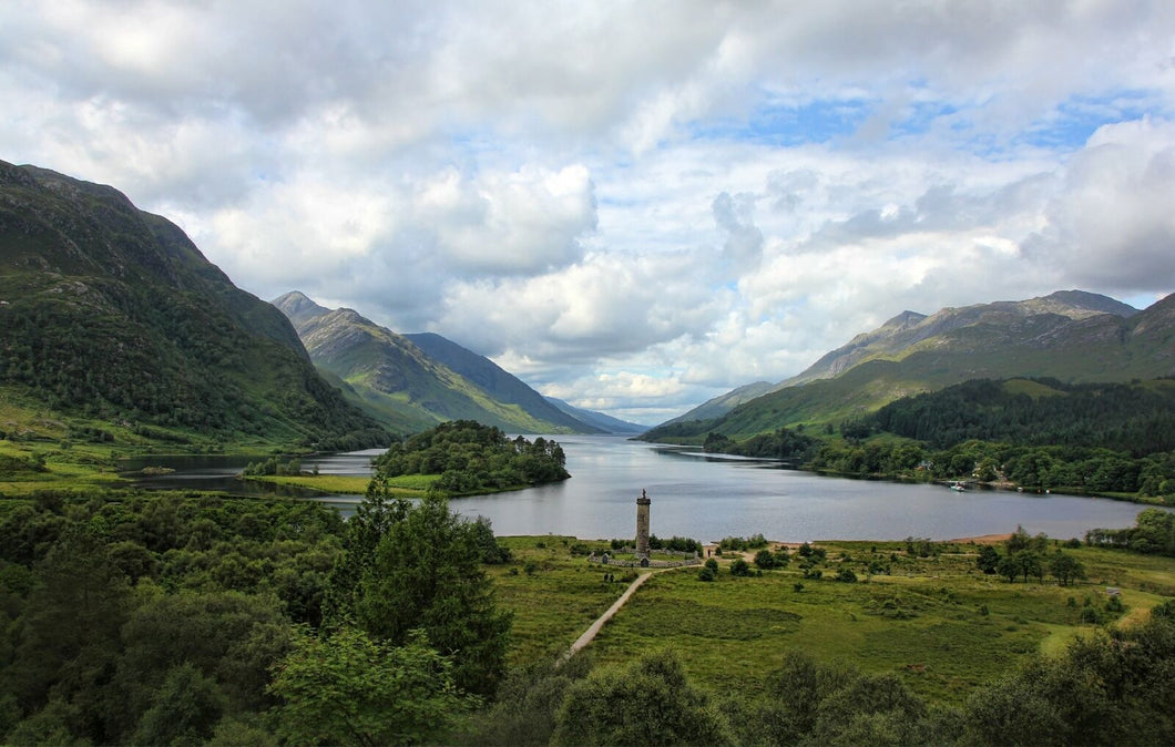 Wandbild SCHOTTLAND Fototapete Poster XL Tapete Natur Glenfinnan See WA89LI