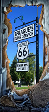 Lade das Bild in den Galerie-Viewer, Türposter Route 66 selbstklebend USA Türtapete Urlaub Schilder Service 1770tp
