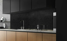 Lade das Bild in den Galerie-Viewer, KÜCHENRÜCKWAND Aluverbundplatte Black metall optik cp201

