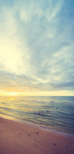 Lade das Bild in den Galerie-Viewer, Türtapete Meer Türposter   selbstklebend Himmel Sonne Wellen Wolken Strand
