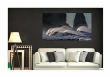 Lade das Bild in den Galerie-Viewer, Wandbild selbstklebend Wellen Strand Foto Kunst  Wandbilder Poster XXL  ws47
