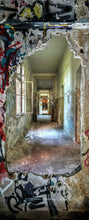 Lade das Bild in den Galerie-Viewer, Türposter Lost Places Türtapete Graffiti selbstklebend  200x90cm 9028
