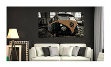 Lade das Bild in den Galerie-Viewer, Wandbild VW T1 Fototapete Poster XXL Schrott Wrack Bulli 1600x900 WA300T1LI
