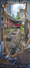 Lade das Bild in den Galerie-Viewer, Türtapete TRAM Türposter selbstklebend Strassenbahn Transport 1053-2
