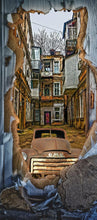Lade das Bild in den Galerie-Viewer, Türtapete Hinterhof Türposter selbstklebend Alt Verlassen Lost Place 1020-LI
