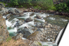 Lade das Bild in den Galerie-Viewer, Fototapete FLUSS WASSERFALL Tapete Wandtattoo Wandbild selbstklebend  WA25
