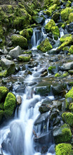 Lade das Bild in den Galerie-Viewer, Türtapete Wasserfall Türposter   selbstklebend Natur Steine Moos Fluss 1176tp
