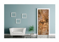 Türposter Holz Baumstamm Jahresringe  Türtapete selbstklebend 9067