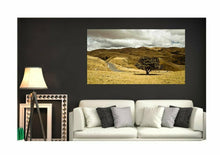 Lade das Bild in den Galerie-Viewer, Fototapete NATUR STEPPE BERGE Tapete Wandtattoo Wandbild selbstklebend  WA26
