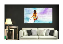 Lade das Bild in den Galerie-Viewer, XXL Wandbild selbstklebend Strand Surfen Kunst Wandbilder Poster XXL ws84
