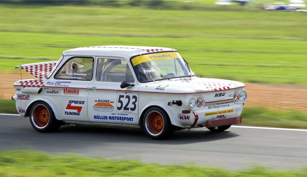 Wandbild NSU-BERGRENNEN  Fototapete Poster XXL Auto Sport Audi - NSU TT  WA97