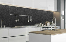 Lade das Bild in den Galerie-Viewer, KÜCHENRÜCKWAND Aluverbundplatte Black metall optik cp201
