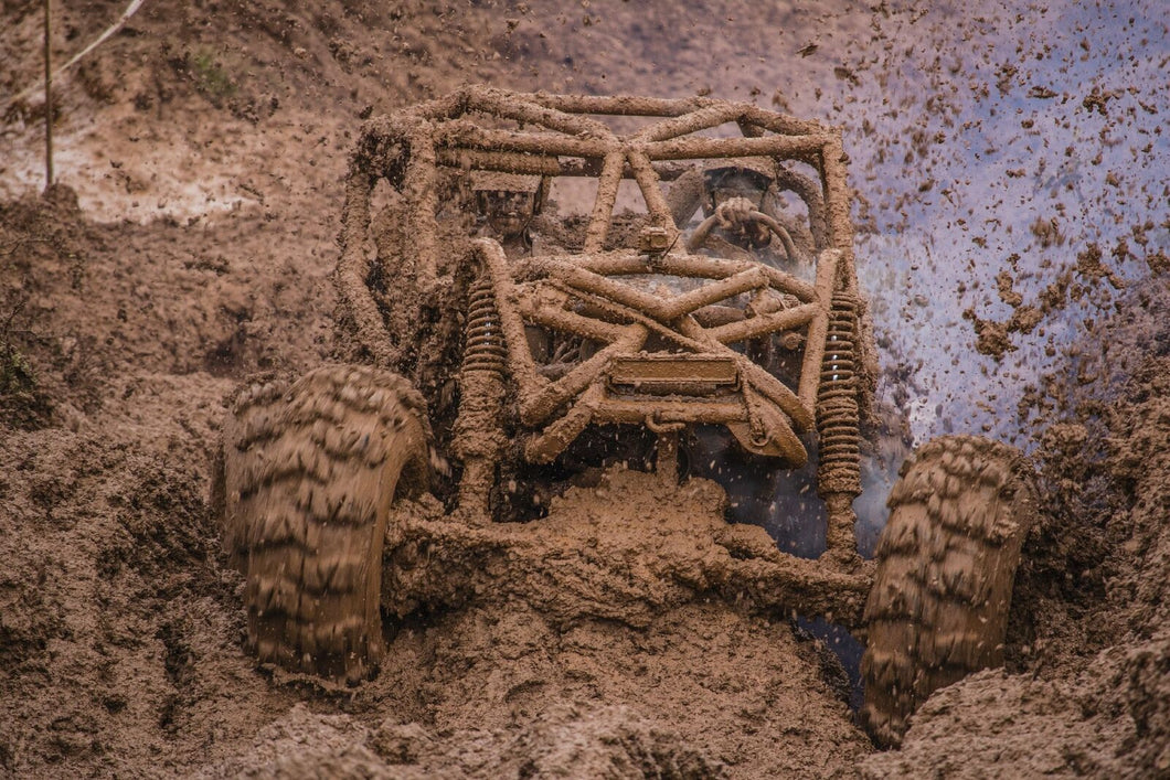 Wandbild Offroad Fototapete Poster XXL Trail Schlamm Matsch Käfig  WA128