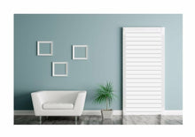 Lade das Bild in den Galerie-Viewer, Türtapete Türposter selbstklebend Streifen grau-weiß d120m
