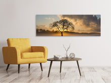 Lade das Bild in den Galerie-Viewer, Leinwandbild Panorama Ein einsamer Baum
