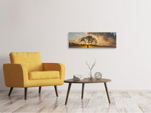Lade das Bild in den Galerie-Viewer, Leinwandbild Panorama Ein einsamer Baum
