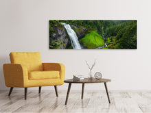 Lade das Bild in den Galerie-Viewer, Leinwandbild Panorama Ausblick Wasserfall
