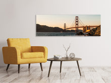 Lade das Bild in den Galerie-Viewer, Leinwandbild Panorama An der Golden Gate Brücke
