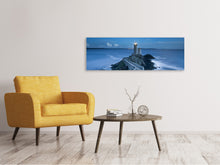 Lade das Bild in den Galerie-Viewer, Leinwandbild Panorama Der Weg zum Leuchtturm
