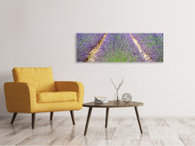 Lade das Bild in den Galerie-Viewer, Leinwandbild Panorama Das Lavendel Feld

