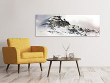 Lade das Bild in den Galerie-Viewer, Leinwandbild Panorama Ein Winter in den Bergen
