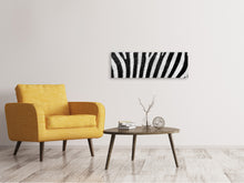 Lade das Bild in den Galerie-Viewer, Leinwandbild Panorama Streifen vom Zebra
