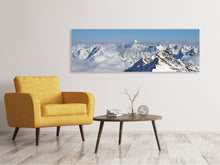 Lade das Bild in den Galerie-Viewer, Leinwandbild Panorama Fantastischer Ausblick auf die Gipfel
