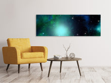 Lade das Bild in den Galerie-Viewer, Leinwandbild Panorama Fantastische Galaxie
