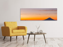 Lade das Bild in den Galerie-Viewer, Leinwandbild Panorama Fujisan bei Sonnenuntergang
