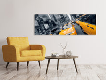 Lade das Bild in den Galerie-Viewer, Leinwandbild Panorama Taxi in NYC
