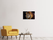 Lade das Bild in den Galerie-Viewer, Leinwandbild 3-teilig Achtung Löwe
