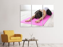 Lade das Bild in den Galerie-Viewer, Leinwandbild 3-teilig Yoga Übung
