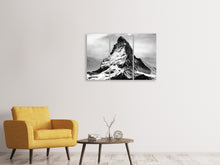 Lade das Bild in den Galerie-Viewer, Leinwandbild 3-teilig Das prachtvolle Matterhorn
