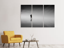 Lade das Bild in den Galerie-Viewer, Leinwandbild 3-teilig Spiegelung im  Nebel
