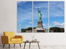 Lade das Bild in den Galerie-Viewer, Leinwandbild 3-teilig Blick auf die Freiheitsstatue
